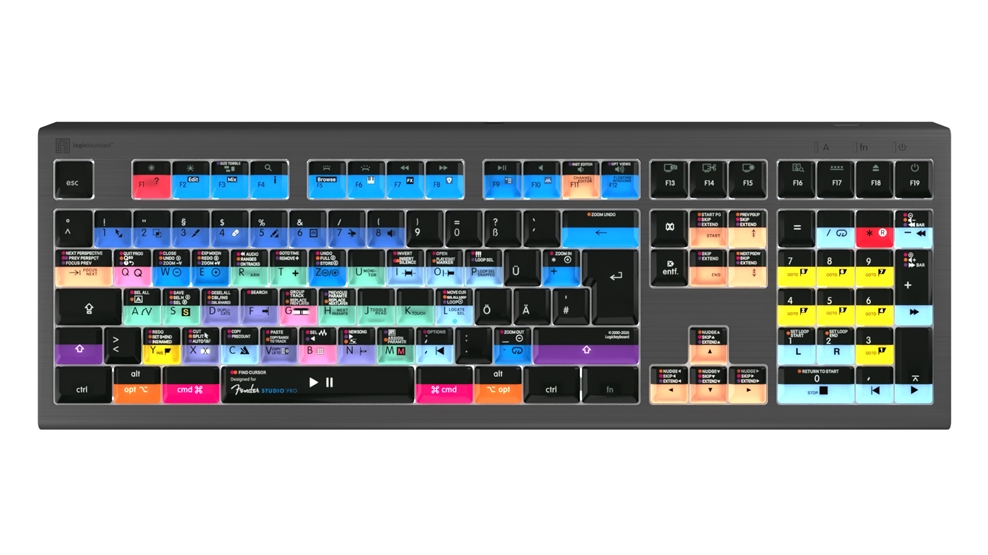 Fender Studio Pro<br>ASTRA2 Backlit Keyboard – Mac<br>DE German